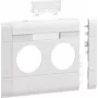 Hager kateplaat GB120219016 2-gang BRA 120mm hf v-White (GB120219016)