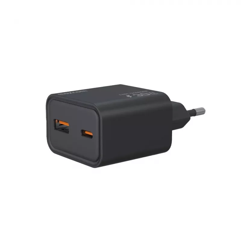 toiteadapter USB A+C 30W EU