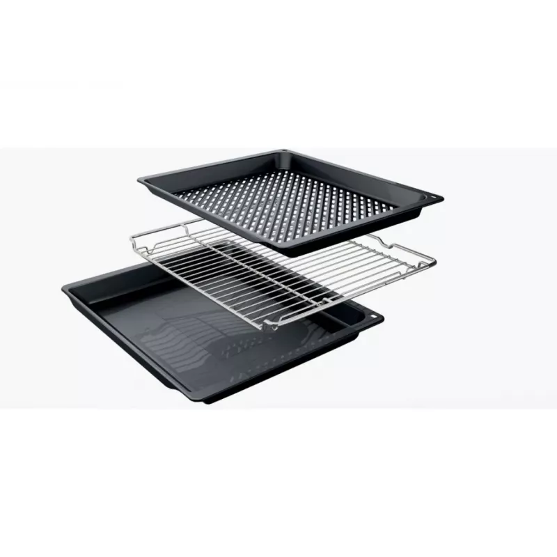 Sisseehitatav elektriahi Bosch HBG537FB4 mahutavusega 71 L, 4D kuum õhk, EcoClean, grill, termomeetri sond