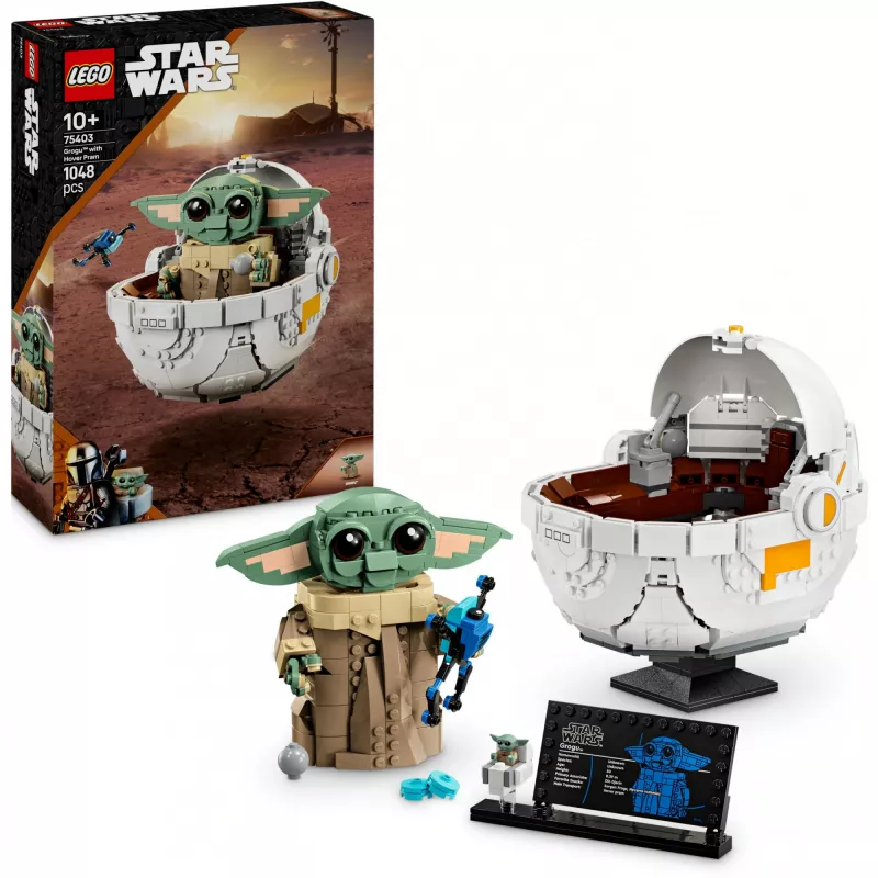 LEGO STAR WARS 75403 Grogu koos hõljukiga