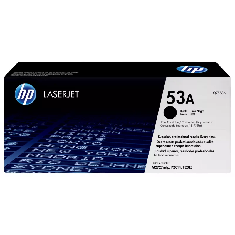 Toner HP Cartridge No.53A Must Q7553A 3000 lehekülge