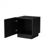 Öökapipaar Cama öökapp LIVERTI 45x42x47 cm, must, MDF/puitlaastplaat, 16 mm raam