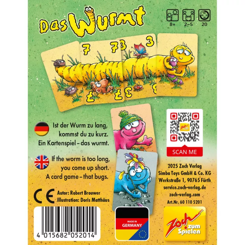 Das wurmt, kaardimäng