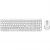 Logitech Signature Slim Combo MK950 – klaviatuuri- ja hiirekomplekt – 100% täissuuruses – juhtmevaba – Bluetooth 5.1 LE – QWERTY – US International – valkjas (920-012491)