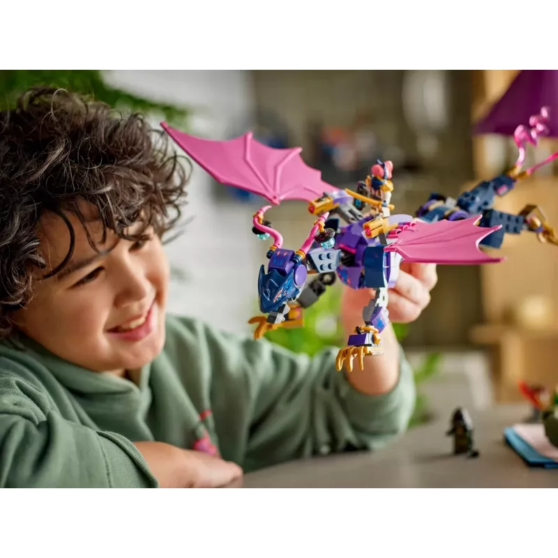 LEGO konstruktsioonimänguasi NINJAGO 71842 Rontu the Master Dragon — 381 tükki, 4 minifiguuri, vitriinimudel 130 mm
