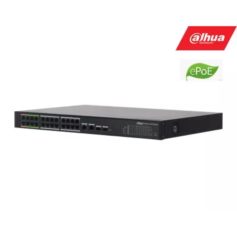 Dahua Technology ePoE DH-LR2226-24ET-360-V2 võrgulüliti hallatav L2 Gigabit Ethernet (10/100/1000) Power over Ethernet (PoE) must