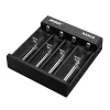 Akulaadija XTAR MX4 4-pesaline universaalne Li-ion NiMH USB-C, must, toetab 4 akut