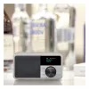 Lauaraadio Sangean DDR-7 Glacier Silver digitaalse tuuneri ja Bluetoothiga