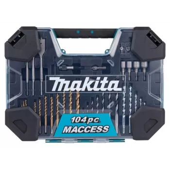 Puur- ja kruvikeeramisotsakute komplekt Makita 104