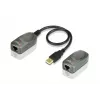 ATEN USB 2.0 üle Cat5e/6 pikendaja (60 m), 31 mm, 63 mm, 21,9 mm, 170 g, 40 g, 20 g