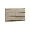 Kummut Top e Shop M6 120 SON 2x3, tamm, 6 sahtlit, 1200×300×770 mm