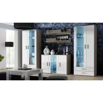 Cama komplekt of two shelves 125cm SOHO sonoma tamm matt