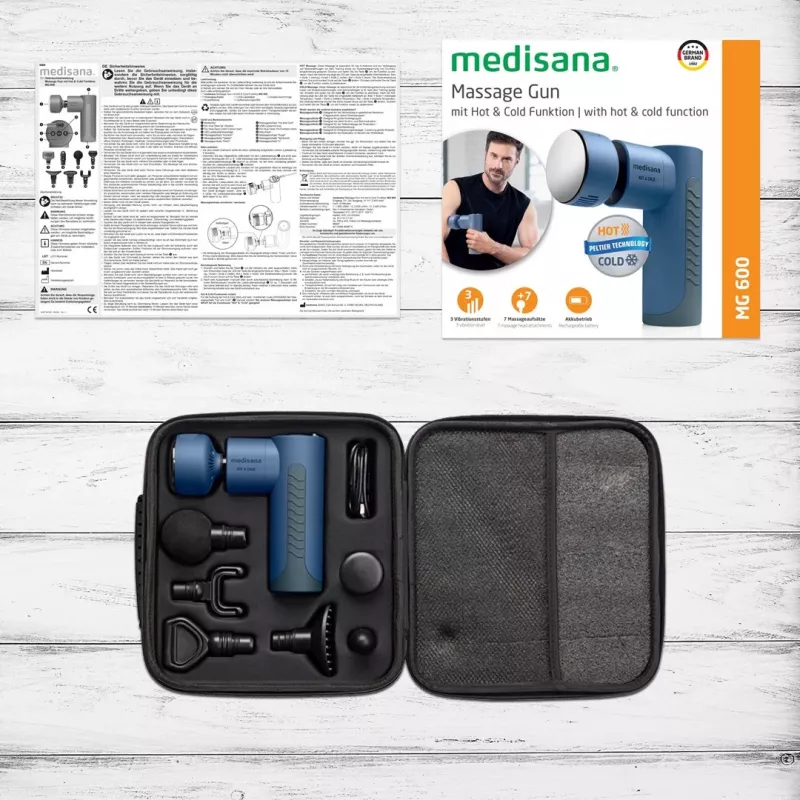Medisana MG 600 massaažiseade universaalne must, sinine
