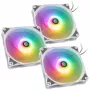Jahutusventilaator BitsPower Notos RGB PWM 120mm valge, 3 tk pakend