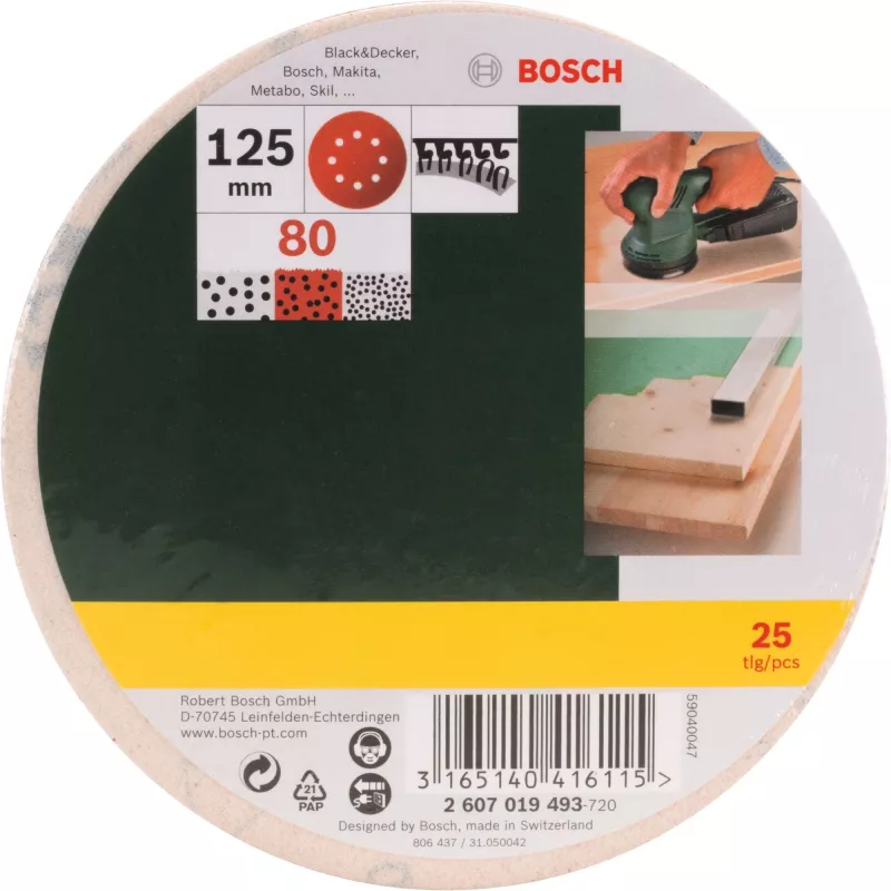 Bosch 2 607 019 493 lihvija tarvik 25 tk