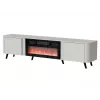 TV-kapp Cama Meble Volare 200 x 39 x 49 cm kašmiir elektrilise kaminaga