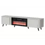 TV-kapp Cama Meble Volare 200 x 39 x 49 cm kašmiir elektrilise kaminaga
