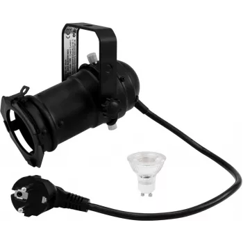 LED PAR Light EUROLITE 20000559 — 1 x 7W LED, kompaktne lava-/peo-PAR-valgusti