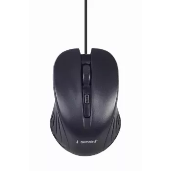 Juhtmega täissuuruses klaviatuur Gembird KBS-UM-04 USB QWERTY US English hiirega, must, 1,5 m kaabel