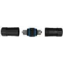 LogiLink Professional - võrk Coupler - IDC, 8-pin to IDC, 8-pin - Shielded -Cat.7 toorkaabel - outdoors - Must