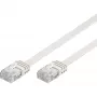 Wentronic Goobay CAT 5e lame patch-kaabel, U/UTP, valge, 15 m - CCA vase segu (93364)