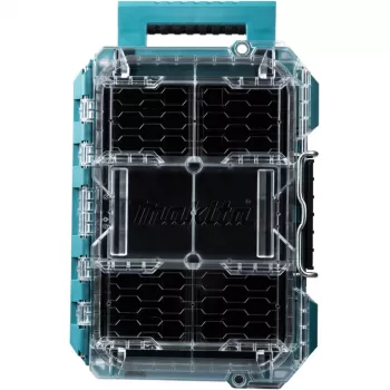 MAKTRAK Organizer compact, tööriistakast sinine/läbipaistev, läbipaistev kaas
