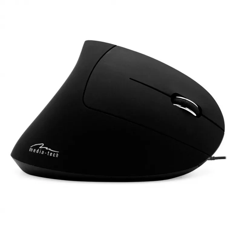 MEDIA-TECH VERTIC MT1122 Juhtmega vertikaalne hiir 6400 DPI Must