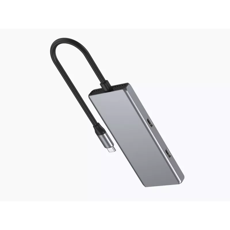 USB-jaotur Gembird 4-pordiline USB 3.2 Gen 2 USB-C jaotur 4x Type-A ja USB-C portidega