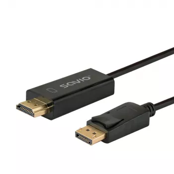 Kaabel DisplayPort HDMI 1,5 m, CL-183 Savio SAVKABELCL-183