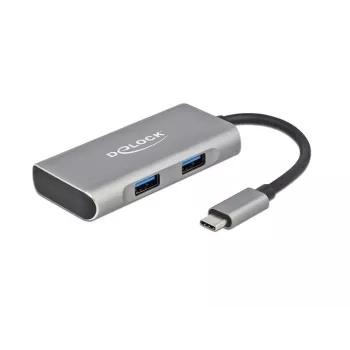 USB Jaotur DeLOCK Väline USB 10 Gbps USB-C Jaotur 63260