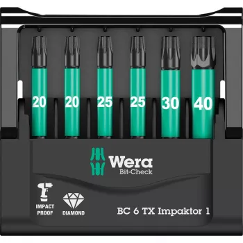 Wera Bit-Check kruvikeerajaotsak 6 tk