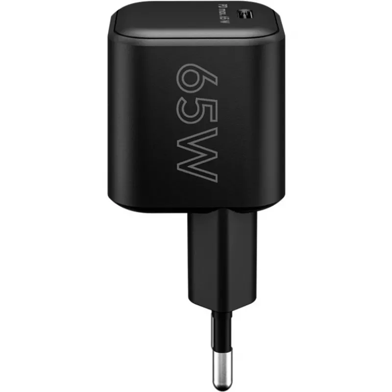 USB-C laadimiskomplekt GOOBAY 74774 — 65 W laadija 1 m tekstiilist USB-C kaabliga