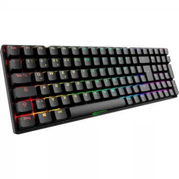 Sharkoon Skiller SGK50 S2 musta DE-paigutusega Gateron Yellow klaviatuur