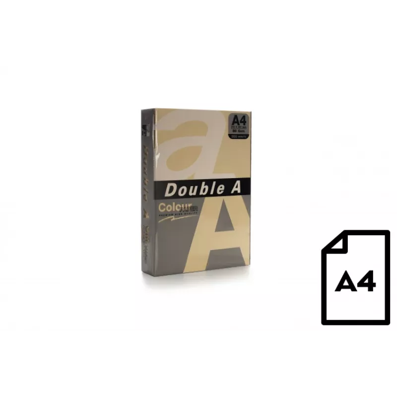 Värviline paber Double A, 80g, A4, 500 lehte, Old Rose