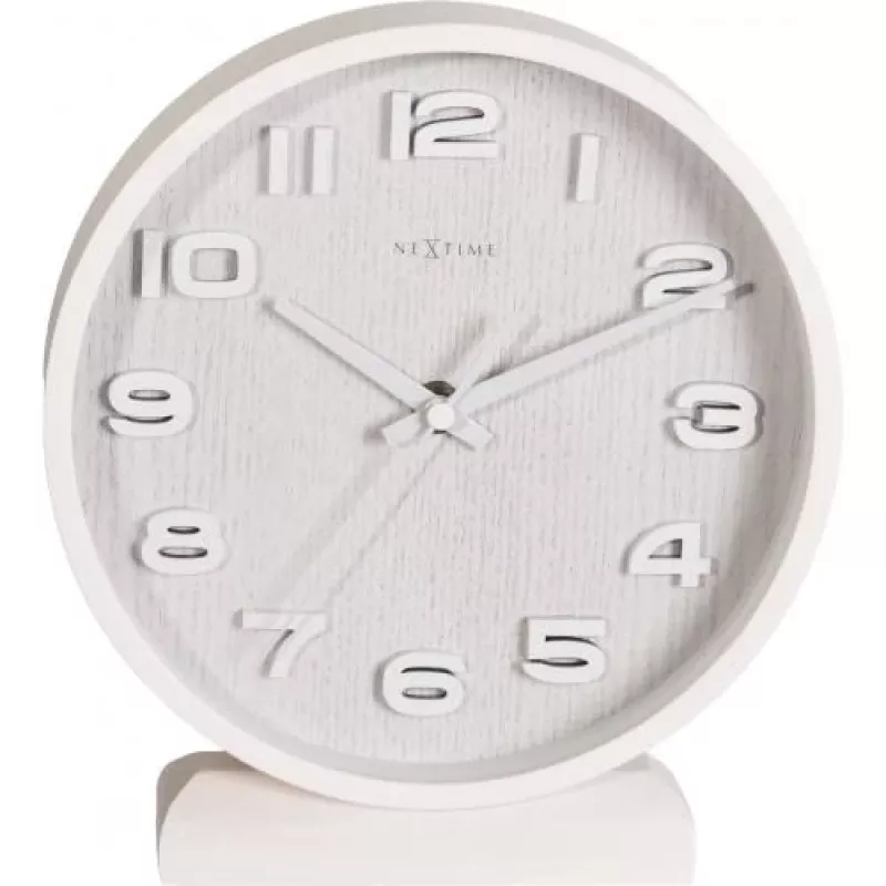 NeXtime kell 5192wi Wood Wood Small 22x20 cm, sein, valge