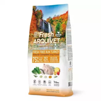 Poolniiske koeratoit ARQUIVET Fresh Turkey and Fish 10 kg — 27% valku, 17% rasva, 20% niiskust