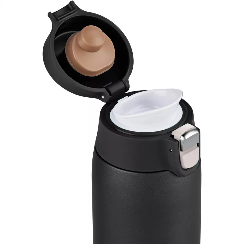 Reisikruus EMSA N2151700 0,4 L, mattmust, klappkaas