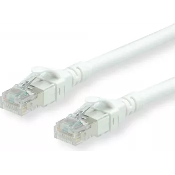 ROLINE - Paigalduskaabel - RJ-45 (M) to RJ-45 (M) - 30 cm - SFTP - CAT 6a - Valge (21.15.2976)