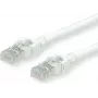 ROLINE - Paigalduskaabel - RJ-45 (M) to RJ-45 (M) - 30 cm - SFTP - CAT 6a - Valge (21.15.2976)