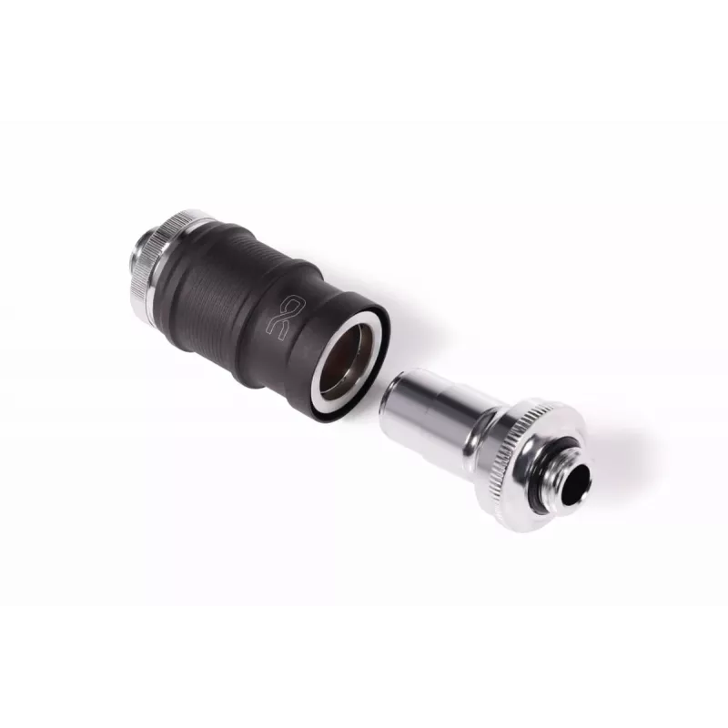 Veebloki adapter Aquatuning GmbH 13876 Messing Nikkel Plast Must Kroom