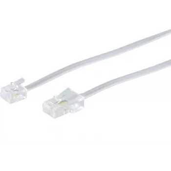 telefonikaabel shiverpeaks BS70253-W 3 m RJ-11 RJ-45