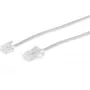 telefonikaabel shiverpeaks BS70253-W 3 m RJ-11 RJ-45