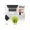 USB-A – Lightning-kaabel GOOBAY 2 m, tekstiilümbris, 3,3 mm läbimõõt, kosmosehall/hõbedane