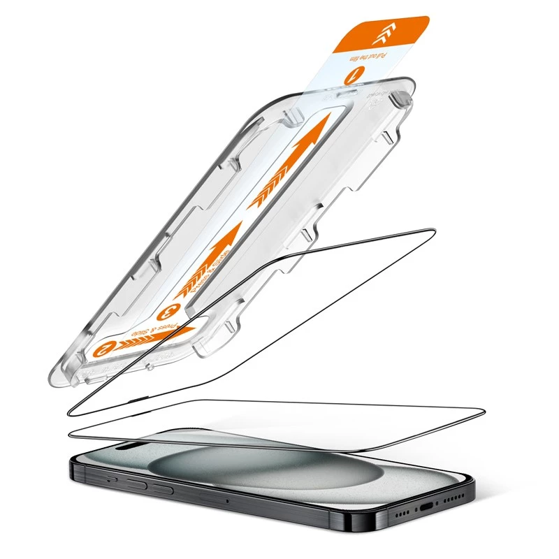 Karastatud klaas iPhone 15 (2 tk) EasyShiel