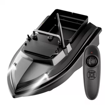 Bait boat Flytec V050 12000mAh Must – kaugjuhitav söödapaat, 12000 mAh aku