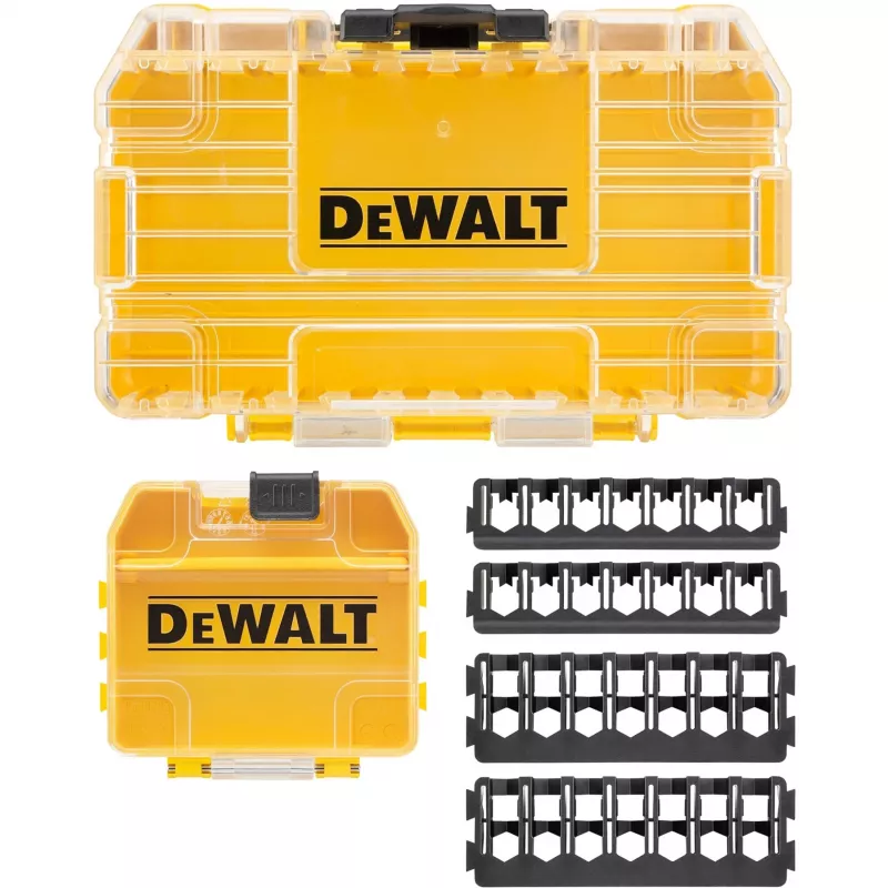 Tööriistakast DeWalt DT70801 väike ToughCase kaasaskantav hoiustamine turvaliste riividega