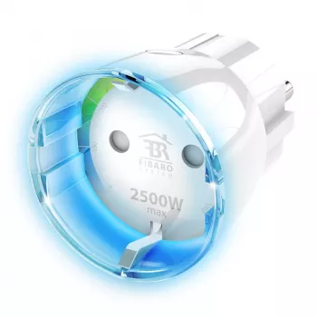 Fibaro FIBEFGWPF-102-5 toitepistiku adapter Type F Valge