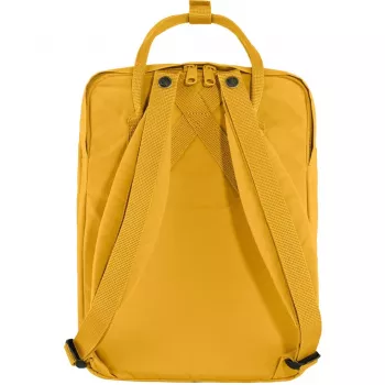 Seljakott Fjällräven Kanken Laptop 13 tolli — Vabaaja linnaseljakott, Kollane, 250×160×350 mm, Polüamiid/PP/Vinüül