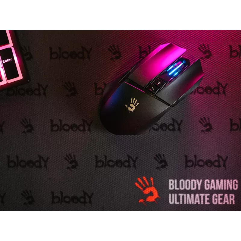 A4TECH BLOODY Hiir R36 ULTRA WRLS 2.4G+USB Must