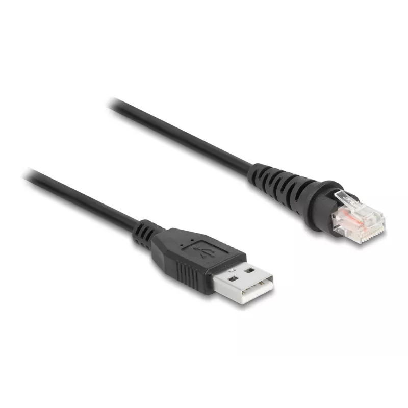 DeLOCK RJ50 USB 2.0 tüüp-A vöötkoodiskanneri kaabel 2 m